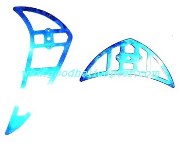 fxd-a68690 helicopter parts tail decoration set (blue color)